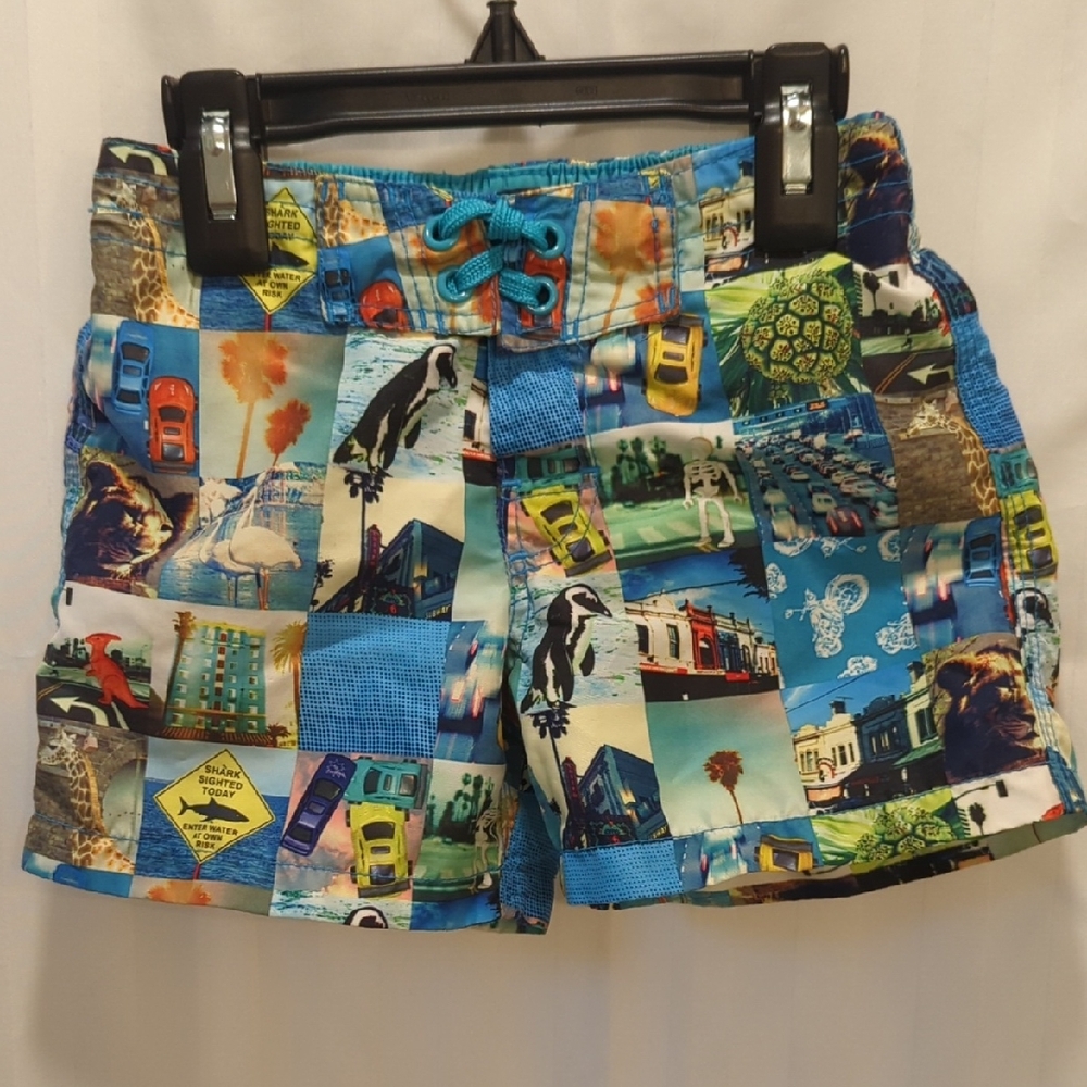 H&M Multi Print Swim Shorts